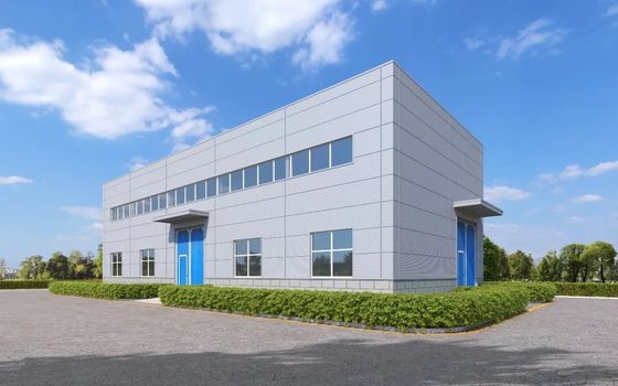 Thiết kế tùy biến Công nghiệp Thép cấu trúc Xưởng Xây dựng Tòa nhà với bảng sandwich