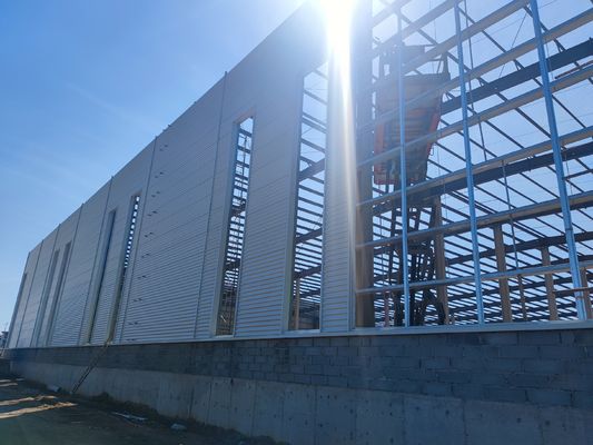 Kết cấu thép tiền chế kích thước tùy chỉnh, thiết kế chịu gió mạnh