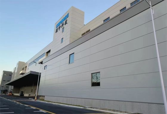 Nice Cladding Steel Structure Workshop Building với giải pháp giao hàng được chế tạo sẵn