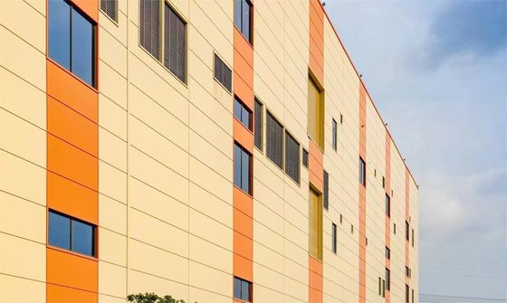 Sức mạnh bền cứng khung thép kho xây dựng môi trường thân thiện