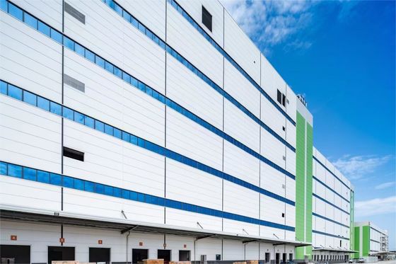 Long Life Span Rigid Frame Customizable Size And Layout Steel Structure Xây dựng nhà kho