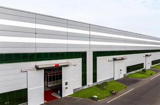 Xây dựng nhà kho kết cấu thép khung cứng tuổi thọ cao với kích thước và bố cục tùy chỉnh