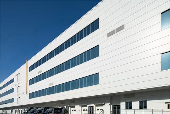 Xây dựng nhà kho kết cấu thép khung cứng tuổi thọ cao với kích thước và bố cục tùy chỉnh