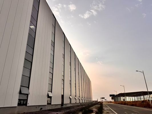 Q355B Cấu trúc thép Tòa nhà kho dễ dàng lắp ráp và tháo dỡ